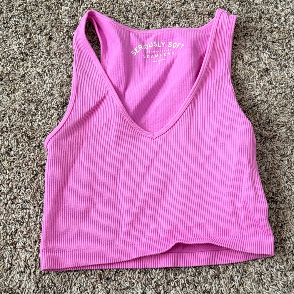 Aeropostale Seriously Soft Pink Tank Top